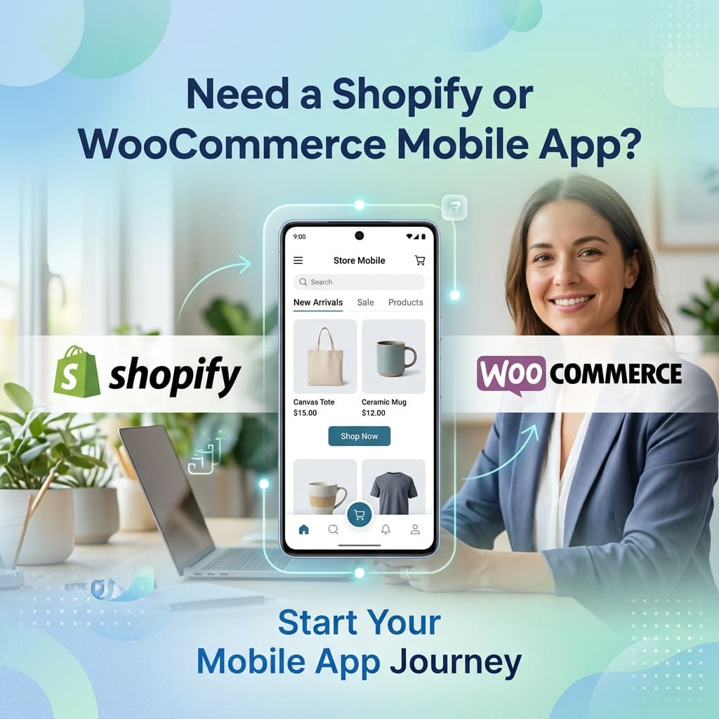 Need a Shopify or WooCommerce Mobile App? Start Here (2026)